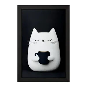 تابلو گربه بامزه