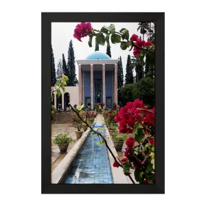 تابلو آرامگاه سعدی