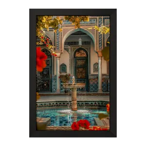 تابلو حیاط خانه