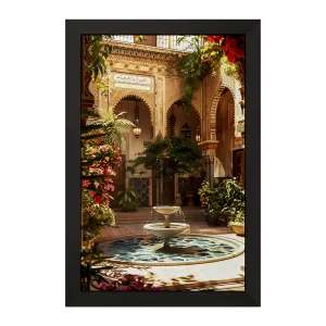 تابلو حیاط خانه