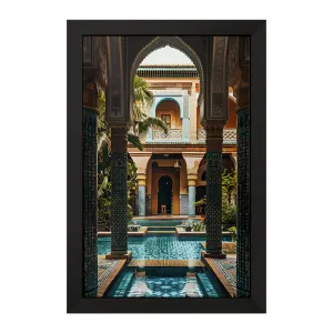 تابلو حیاط خانه