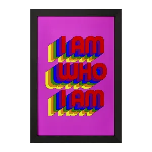 تابلو I Am Who I Am
