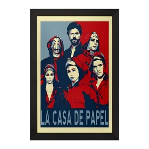تابلو خانه کاغذی (Money Heist)