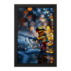 تابلو لگو آتش نشان(Lego)