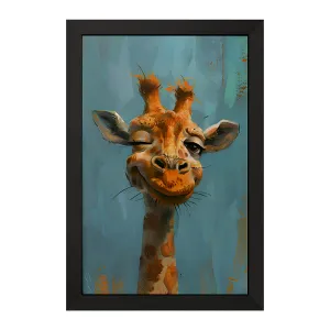 تابلو زرافه بامزه
