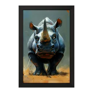 تابلو کرگدن بیخیال
