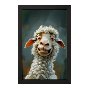 تابلو گوسفند بامزه