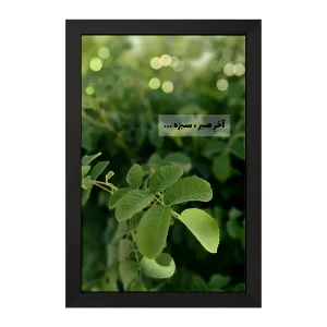 تابلو آخر صبر، سبزه