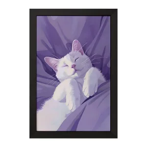 تابلو گربه بامزه