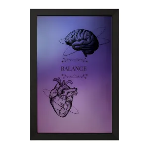 تابلو قلب و مغز