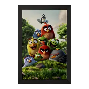 تابلو پرندگان خشمگین (Angry Birds)