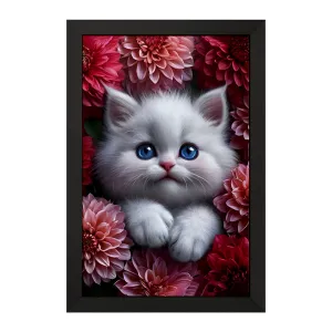 تابلو گربه بامزه
