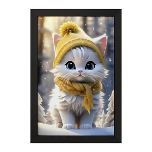 تابلو گربه کیوت