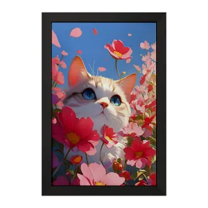 تابلو گربه بامزه