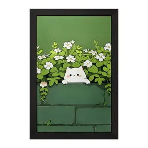 تابلو گربه بامزه