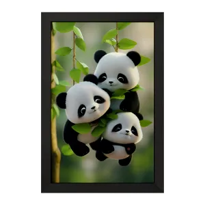 تابلو بچه پانداهای کیوت
