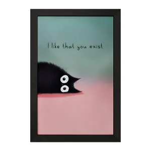 تابلو گربه بامزه