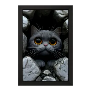 تابلو گربه بامزه