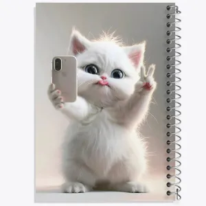 دفتر گربه بامزه