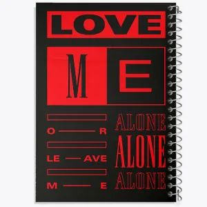 دفتر Love Me Alone