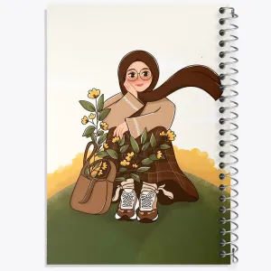 دفتر دخترانه با حجاب
