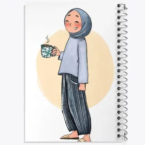 دفتر دخترانه با حجاب