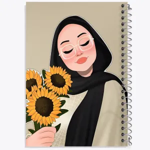 دفتر دخترانه با حجاب