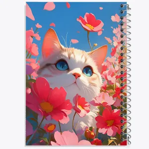 دفتر گربه بامزه