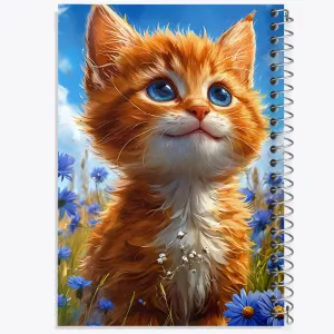 دفتر گربه بامزه