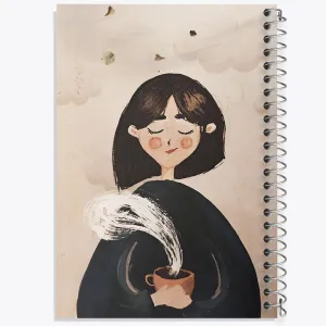 دفتر دختر و فنجان چای