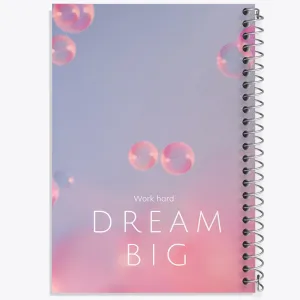 دفتر Work Hard Dream Big