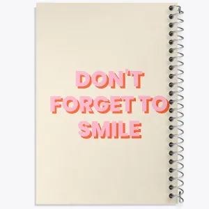دفتر Don’t Forget To Smile