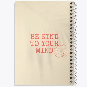 دفتر Be Kind To Your Mind