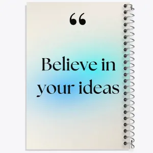 دفتر Believe In Your Ideas