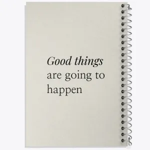 دفتر Good Things Are Going To Happen