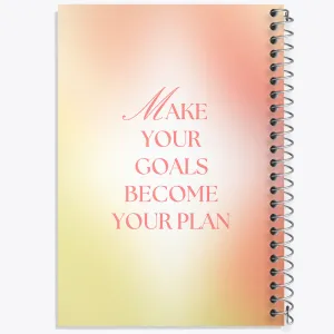 دفتر Make Your Goals Become Your Plan
