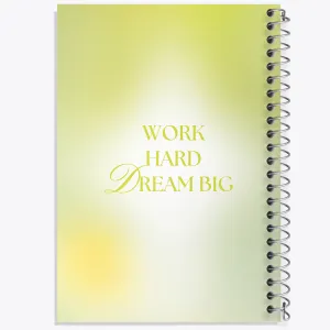 دفتر Work Hard Dream Big