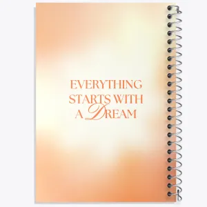 دفتر Everything Starts With A Dream