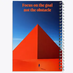 دفتر Focus On The Goal Not The Obstacle