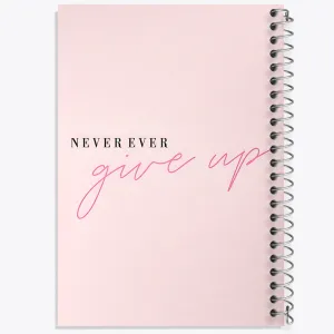دفتر Never Ever Give Up