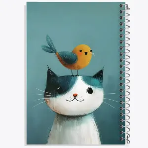 دفتر گربه و پرنده کیوت