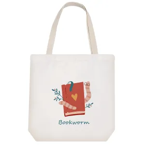 توت بگ پارچه ای کرم کتاب