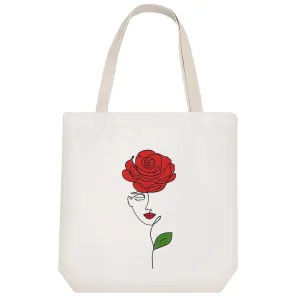توت بگ پارچه ای دخترانه گل رز