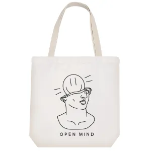 توت بگ پارچه ای عکس نوشته Open mind