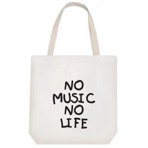 توت بگ پارچه ای No Music No Life