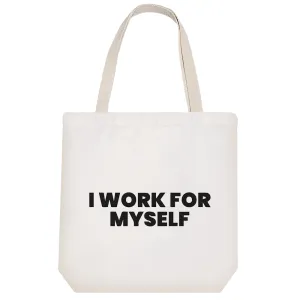 توت بگ پارچه ای I Work For Myself