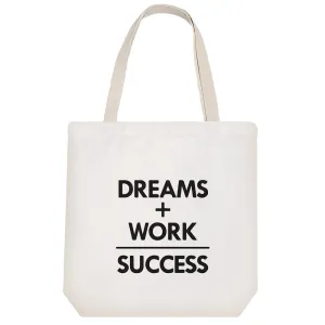 توت بگ پارچه ای Dreams Work Success