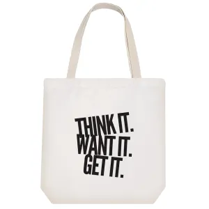 توت بگ پارچه ای Think It Want It Get It