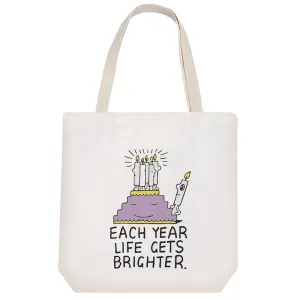 توت بگ پارچه ای Each Year Life Gets Brighter