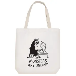 توت بگ پارچه ای Monsters Are Online